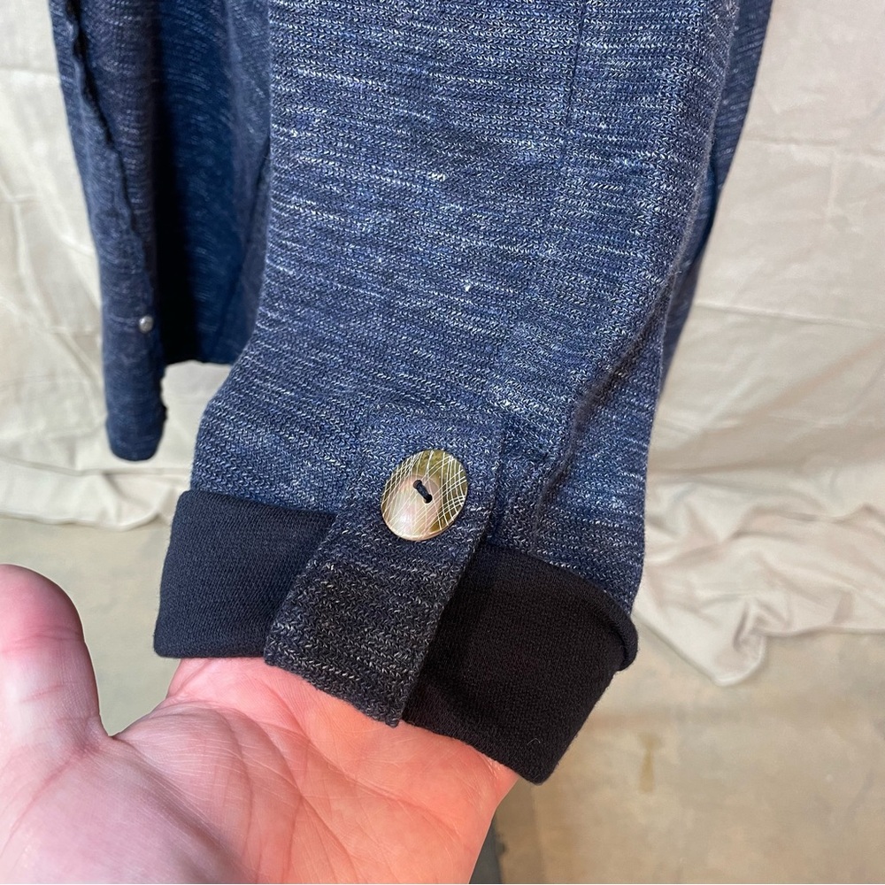 Neon Buddha Blue Button Jacket - image 6